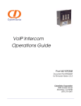 CyberData VoIP Intercom 010935B Product specifications