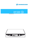 Sennheiser SK 500 G2 - 02-06 Specifications