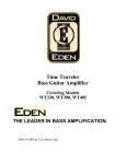 Eden WT-405 Time Traveler Operating instructions