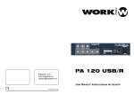 WorkPro PA 120 USB/R User manual