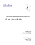 CyberData 011272 Product specifications