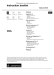 Ariston ASL60VX Troubleshooting guide