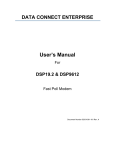 Data Connect DSP19.2 User`s manual
