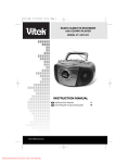 Vitek VT3470 GY Instruction manual