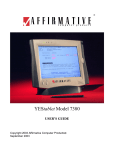 Affirmative YEStablet 7380 User`s guide