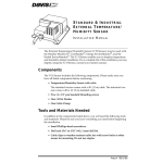 DAVIS Industrial GroWeather Installation manual