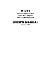 American Megatrends MI941 User`s manual