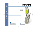 Verizon CDM-180 - Cell Phone - CDMA2000 1X Owner`s manual