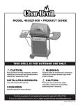 Char-Broil 463821908 Product guide