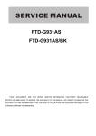 Buffalo FTD-G931AS Service manual