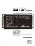 Alpha XM 6015 Series Operating instructions
