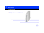 Motorola SURFBOARD CABLE MODEM SB4100 - annexe 1 User guide