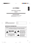 Sharp LC-37DB5U Operating instructions