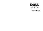 Dell Aero User`s manual