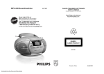Philips AZ1303 User Guide Manual