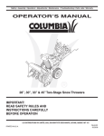 MTD 769-04101 Operator`s manual