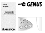 Ariston C User`s manual