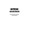 Si-tex MARINER Instruction manual