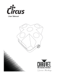 Chauvet Circus User manual