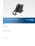 Aastra 6863i User guide