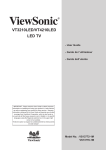 ViewSonic VT4210LED User guide