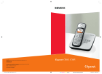 Siemens Gigaset C380 User guide