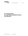 Siemens Mobile Phone Specifications