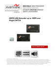 Avenview FO-HDMI-1000M-EMI Specifications