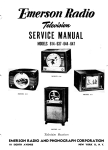 Emerson 637 Service manual