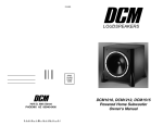 Dcm DCM1515 Owner`s manual