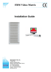 BBV TX1500/AL16 Installation guide