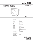 Siemens MCM 21T1 Service manual