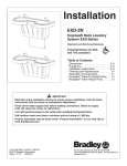 Bradley EXD-2N Installation manual