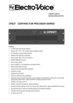 Electro-Voice Contractor Precision CPS2T Owner`s manual