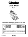 Clarke Clean Track(R) L24 56317170 Specifications