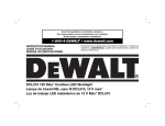 DeWalt DCL510 Instruction manual