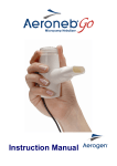 Aeroneb Go Instruction manual