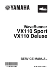 Yamaha VX110Deluxe Service manual