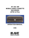 AVE VCR 322 PLUS Specifications