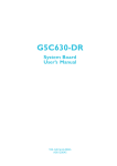 DFI G5C630-DR User`s manual