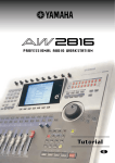 Yamaha AW2816 Owner`s manual