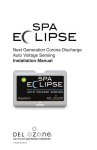 Del ozone Spa-Eclipse Installation manual