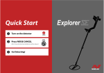 Minelab Explorer Specifications