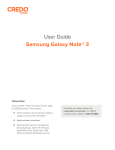 Samsung Galaxy Note User guide