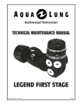 Aqua Lung LEGEND Service manual