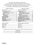 Gas Dryer Installation Instructions Canadian Electric Dryer