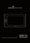 Energy System TV3170 User manual
