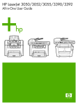 HP LaserJet 3052 User guide