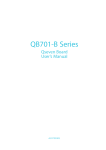 DFI QB701-B Series User`s manual