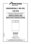 Bosch GREENSTAR II HE OIL 12/22 Technical data